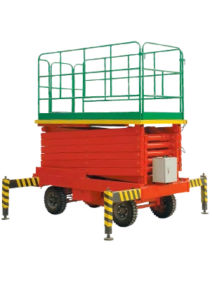 Best Hydraulic Scissor Ladder Manufacturer in Chennai Efficient and safe hydraulic scissor lift used for elevated work platforms and lifting equipment.